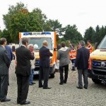 Segnung durch Dekan Weber