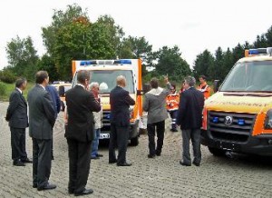 Segnung durch Dekan Weber